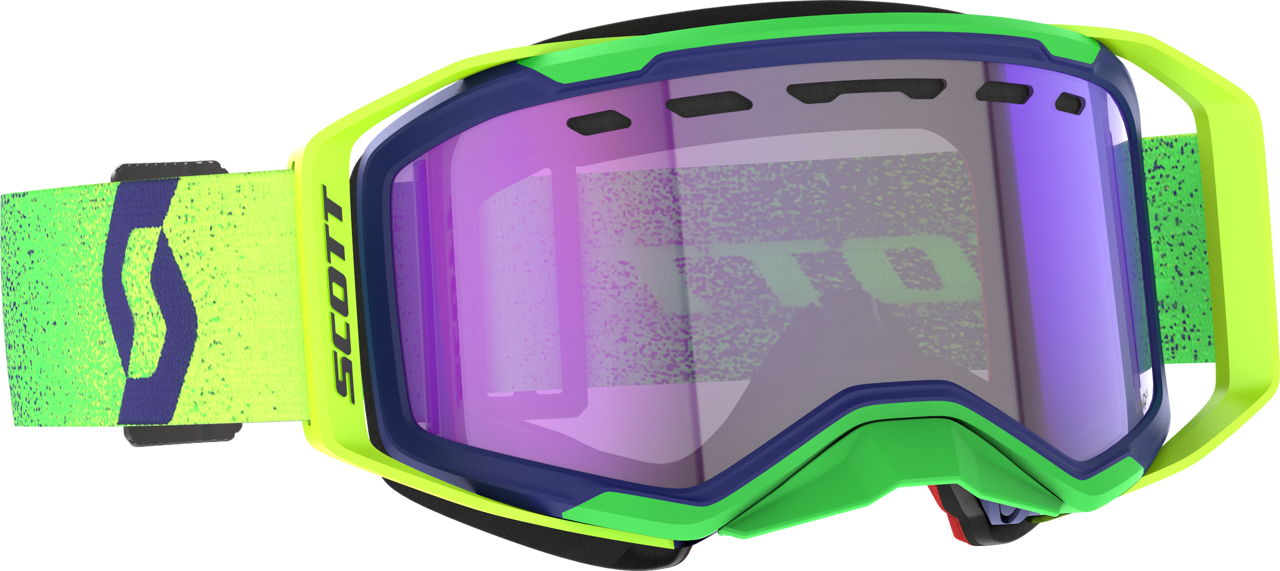 SCOTT Prospect 2.0 Smb Ls Goggle Mdnt Prp/Sfty Ylw Blue Chrm