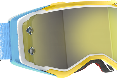 Scott Prospect 6 Days Le Goggle 2023 Argentina Wht/blu Ylw Chrome W - White/Blue
