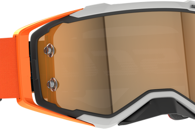 Scott Prospect Amp Gogggle White/black Rose Works - Grey/Orange - Apparel Collection