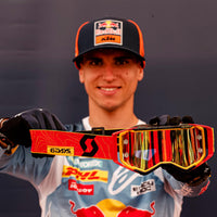 Scott Prospect Le 6-days Goggle Isde Spain - Red/Orange/Black