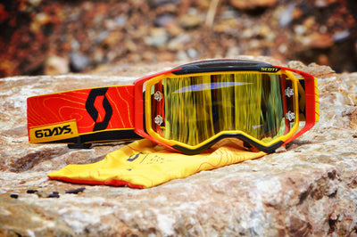 Scott Prospect Le 6-days Goggle Isde Spain - Red/Orange/Black