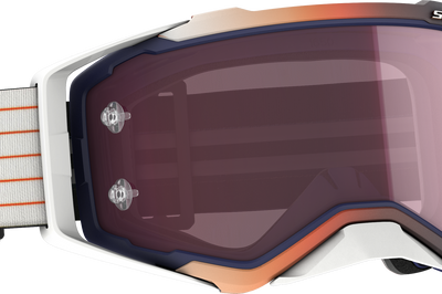 Scott Prospect Pro Circuit Goggle Beige/wht/br Amp Gld Cr Wrks - Blue/White - Apparel Collection