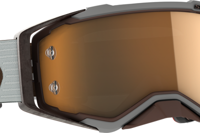 Scott Prospect Pro Circuit Goggle Beige/wht/br Amp Gld Cr Wrks - Grey/Brown - Apparel Collection