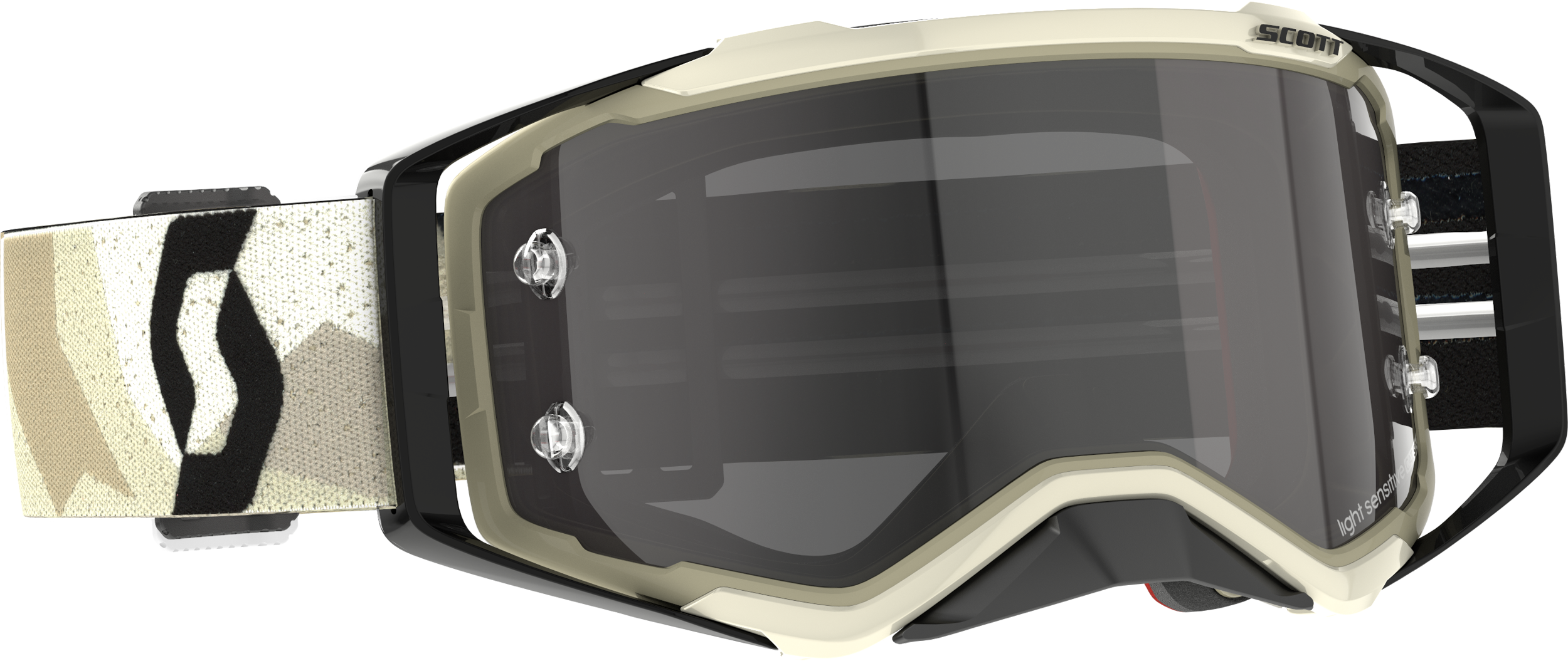 Scott Prospect Sand Dust Ls Goggle Prem Blk/wht Grey Works - Camo Beige - Apparel Collection