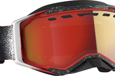 Scott Prospect Snwcrss Goggle Black/grey Clear Lens - White/Red - Apparel Collection