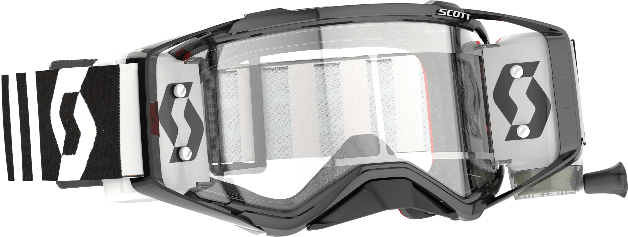 Scott Prospect Wfs Goggle Grey/orange Clear Works - Black/White - Apparel Collection