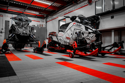 Caliber Protech Flooring Smooth Black 8 Pc