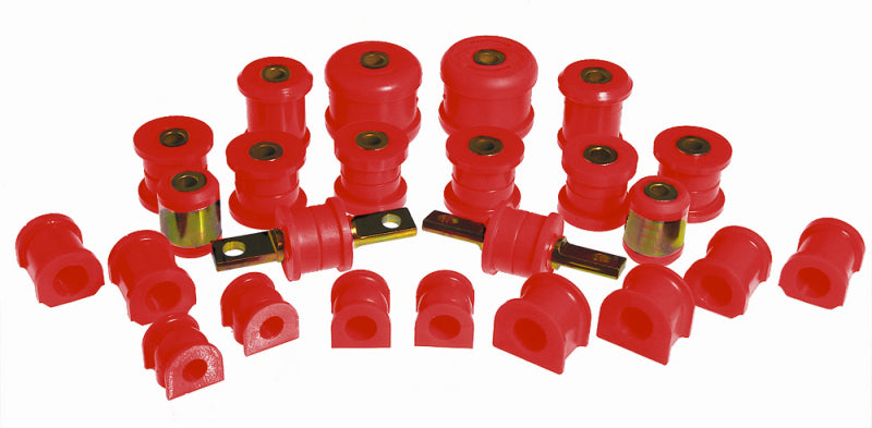 Prothane 01-03 Honda Civic Total Kit - Red - Suspension