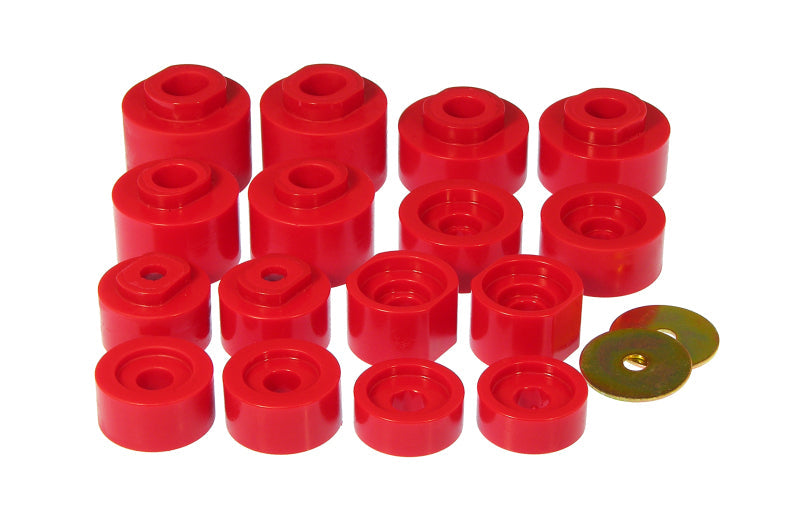 Prothane 01-05 Ford Explorer Sport Track Cab Mounts - Red - Suspension