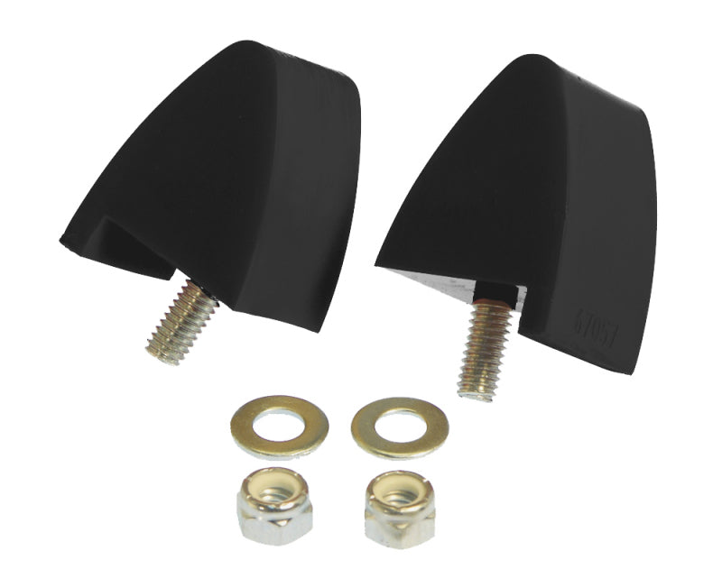 Prothane 64-73 Ford Mustang Front Bump Stops - Black - Suspension
