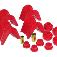 Prothane 66-79 Ford Trucks 14-Piece Bushing Set - 7deg Offset - Red - Suspension