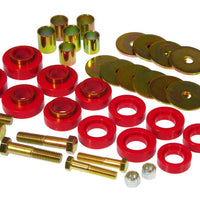 Prothane 67-81 Chevy Camaro Body Mount Kit w/ Hardware - Red - Suspension