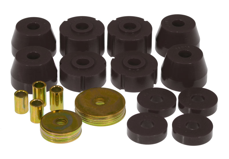 Prothane 72-85 Dodge Truck Body Mounts - Black - Suspension