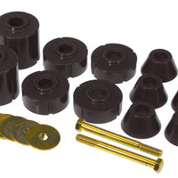 Prothane 73-80 GM Body Mount 12 Bushing Kit - Black - Suspension