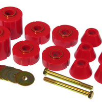Prothane 73-80 GM Body Mount 12 Bushing Kit - Red - Suspension