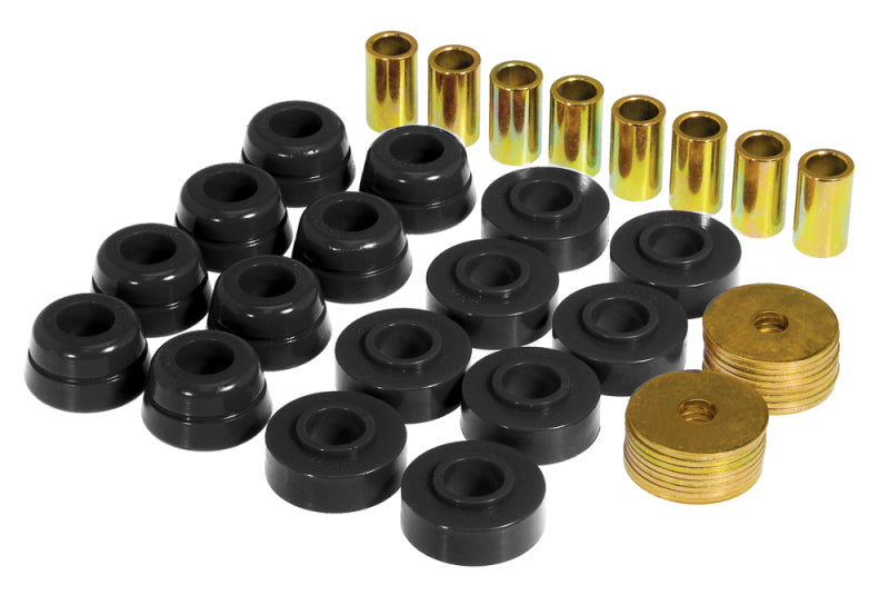 Prothane 73-82 Chevy Corvette Body Mount Kit - Black - Suspension