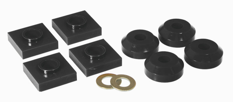 Prothane 76 & Earlier Ford F150/250 Transfer Case Mounts - Black - Suspension
