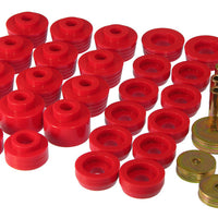 Prothane 78-88 GM Various Body Mount Kit - Red - Suspension