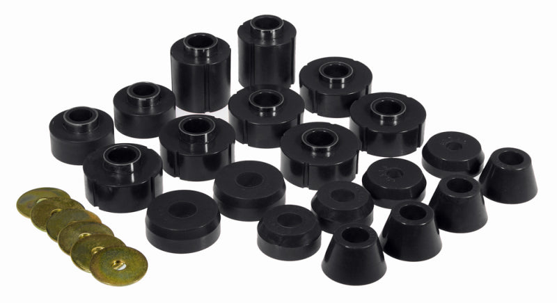 Prothane 80-96 Ford F100/350 2/4wd Body Mount - Black - Suspension