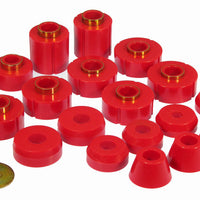 Prothane 80-96 Ford F100/350 2/4wd Body Mount - Red - Suspension