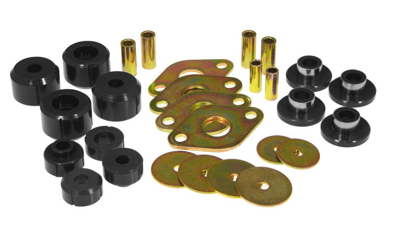Prothane 95-00 Toyota P/U 2/4wd Body Mount Kit - Black - Suspension