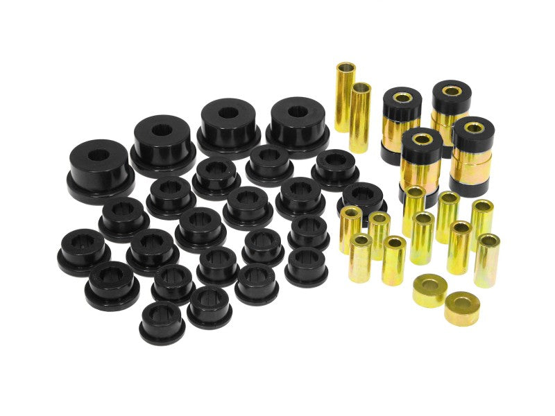 Prothane 95-99 Mitsubishi Eclipse Rear Upper/Lower Control Arm Bushings - Black - Suspension
