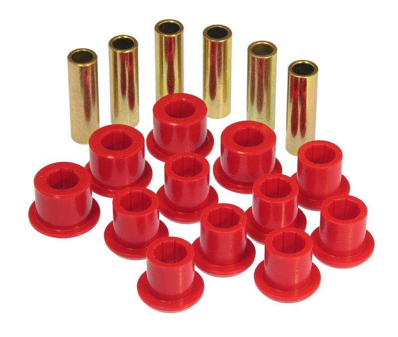 Prothane 98-08 Ford Ranger Rear Leaf Spring Bushings - Red - Suspension