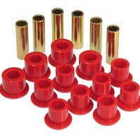 Prothane 98-08 Ford Ranger Rear Leaf Spring Bushings - Red - Suspension