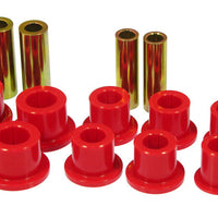 Prothane 99-04 Ford F250/350 SD 2/4wd Front Leaf Spring Bushings - Red - Suspension