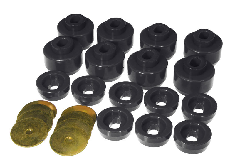 Prothane 99-06 Chevy Silverado 2/4wd Body Mounts - Black - Suspension