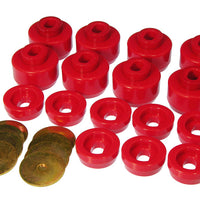 Prothane 99-06 Chevy Silverado 2/4wd Body Mounts - Red - Suspension