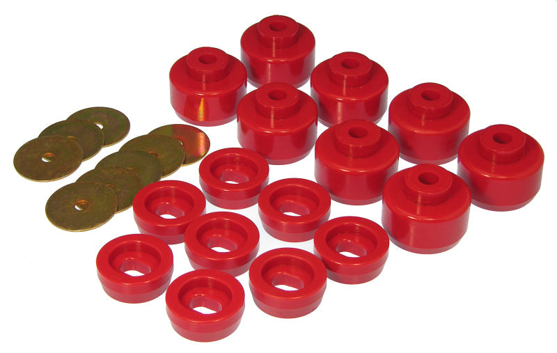 Prothane 99-07 Chevy Silverado Canadian Model Body Mount - Red - Suspension