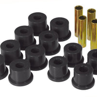 Prothane GM Rear Spring & Shackle Bushings (w/ 1.5in OD Frame Bush) - Black - Suspension