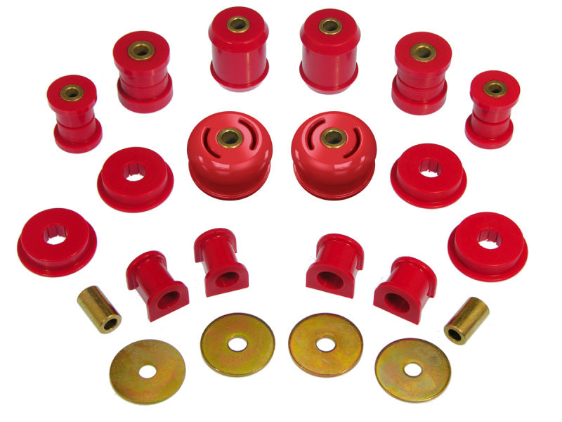Prothane Mitsubishi Evo 8 Total Kit - Red - Suspension