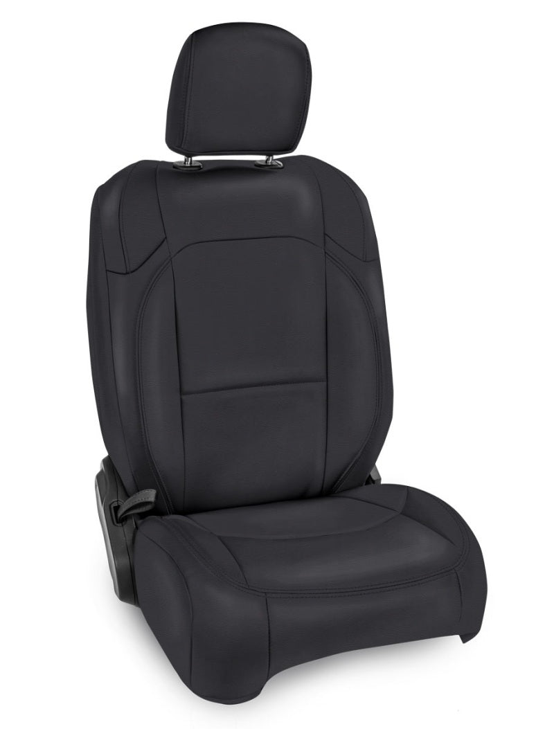PRP Seats 2018+ Jeep Wrangler JLU/4 Door/ Gladiator JT/ Rubicon Front Seat Covers (Pair) - All Black - Body Armor &