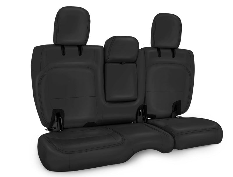 PRP Seats 2018+ Jeep Wrangler JLU/4 door Rear Bench Cover with Leather Interior - All Black - Body Armor & Protection