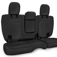 PRP Seats 2018+ Jeep Wrangler JLU/4 door Rear Bench Cover with Leather Interior - All Black - Body Armor & Protection