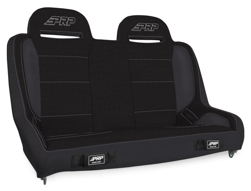 PRP Seats Jeep Wrangler JKU/JLU Elite Series Rear Bench- Black - Interior Accessories