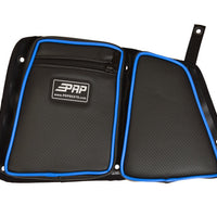 PRP Seats Polaris RZR Rear Door Bag with Knee Pad for (Driver Side)- Blue - Apparel