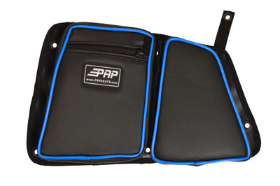 PRP Seats Polaris RZR Rear Door Bag with Knee Pad for (Driver Side)- Blue - Apparel