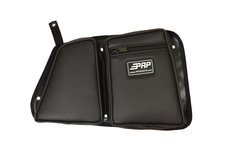PRP Seats Polaris RZR Rear Door Bag with Knee Pad for RZR/(Passenger Side)- Black - Apparel