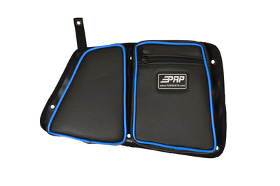 PRP Seats Polaris RZR Rear Door Bag with Knee Pad for RZR/(Passenger Side)- Blue - Apparel