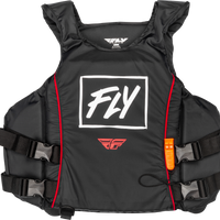 Fly Racing Pullover Flotation Vest Black/white/red Xl - Black/White/Red / Large - Watercraft Collection