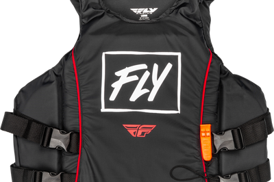 Fly Racing Pullover Flotation Vest Black/white/red Xl - Black/White/Red / Large - Watercraft Collection