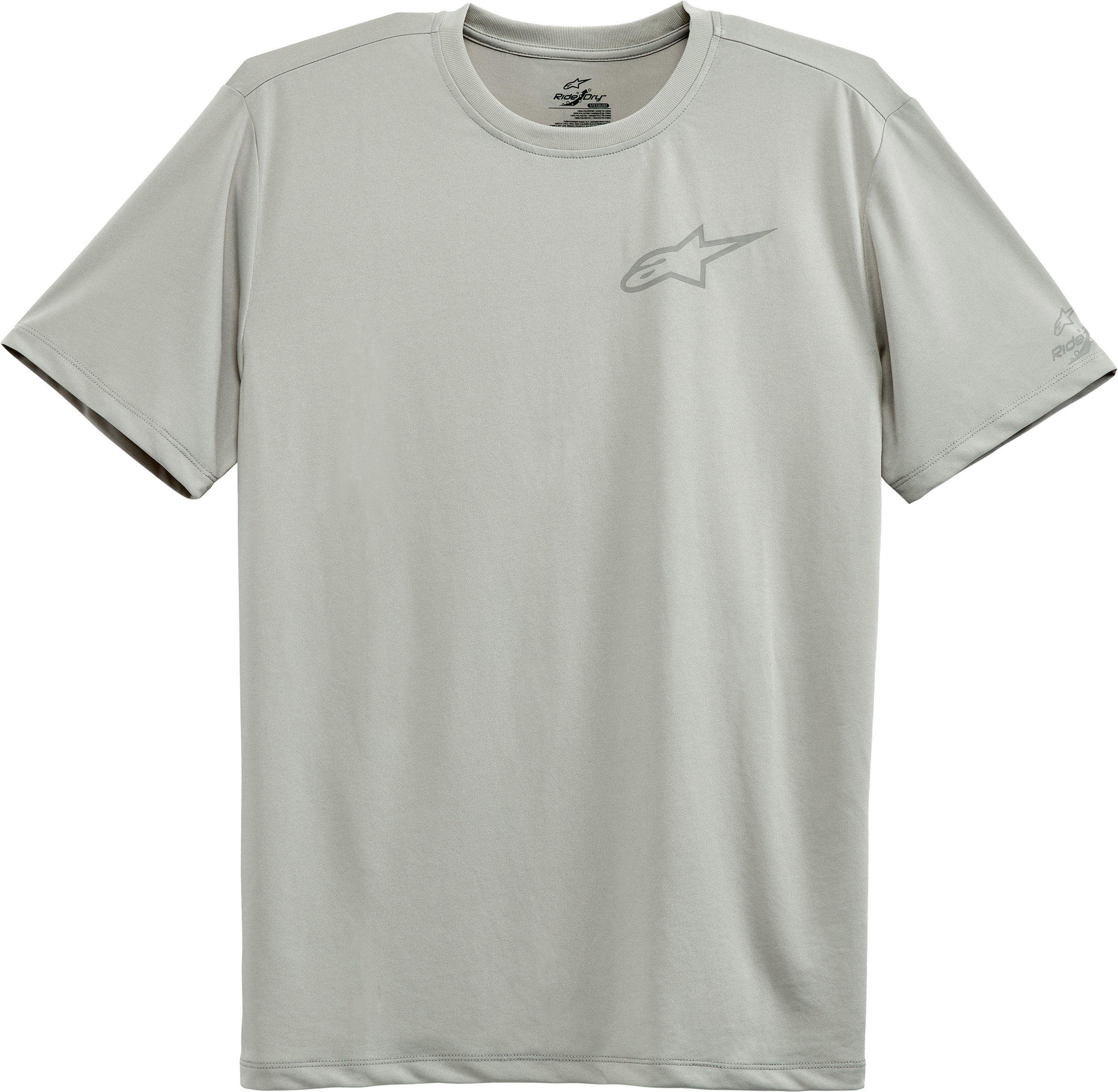 Alpinestars Pursue Performance Ss Tee Silver Xl - 2X-Large - Bicycle Collection