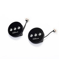 Putco 07-09 Jeep Wrangler JK - Luminix High Power LED Fog Lamps (w/ H10 Harness) - 1 Pair - 2400LM - Lights