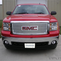 Putco 07-10 GMC Sierra HD Punch Stainless Steel Grilles - Bumpers & Guards