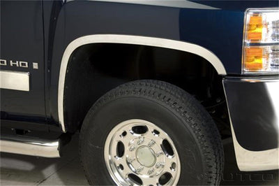 Putco 07-14 Chevrolet Silverado 2500HD - Full (Does not Fit Dually) Stainless Steel Fender Trim - Exterior Styling