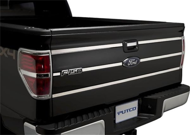 Putco 09-14 Ford F-150 - SS Tailgate Accent - 6pcs (3 Horizontal Lines) Accents - Exterior Styling