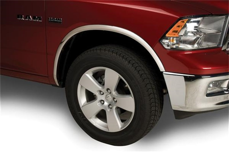 Putco 09-18 Ram 1500 - Hemi and Non-Hemi (Fits Rams w/ chromed Front bumpers) SS Fender Trim - Exterior Styling